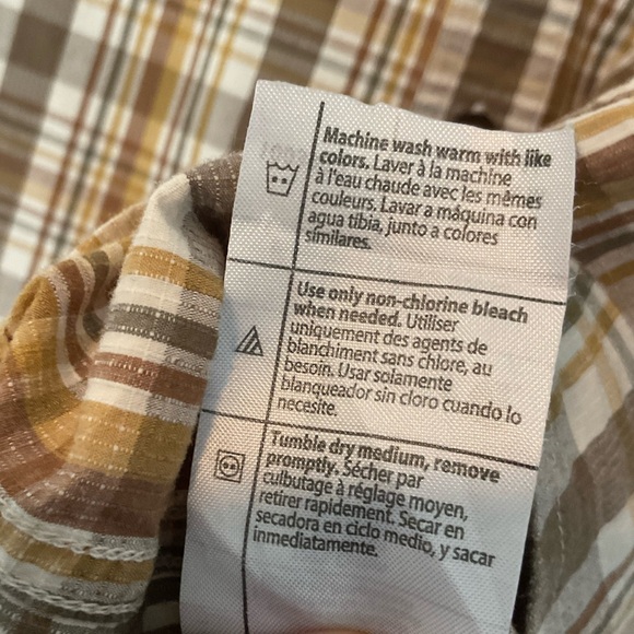 Carhartt Plaid Button Up Short Sleeve Shirt - Picture 9 of 10